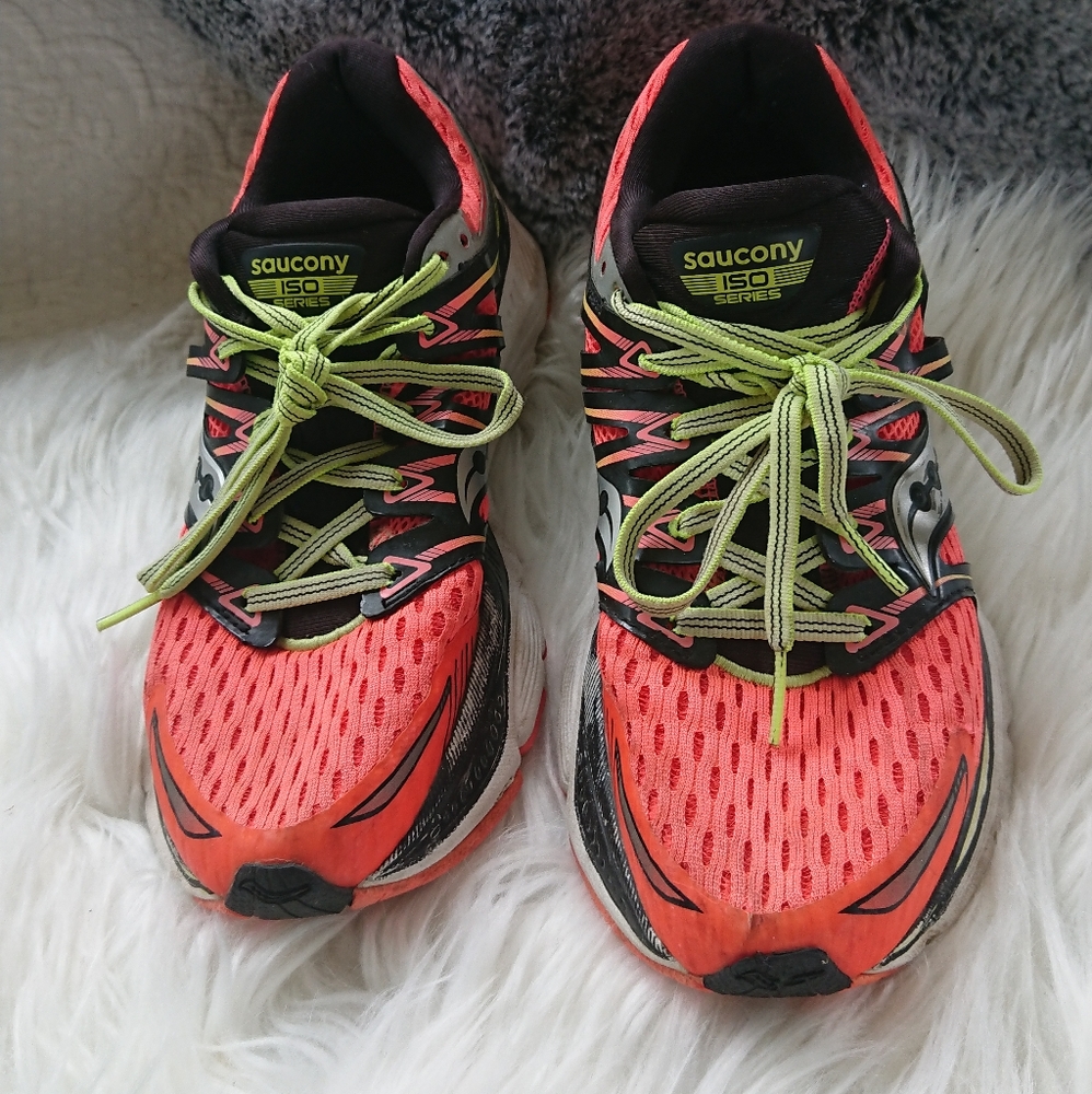 Saucony iso series athletic shoes size 5 - Picture 2 of 6